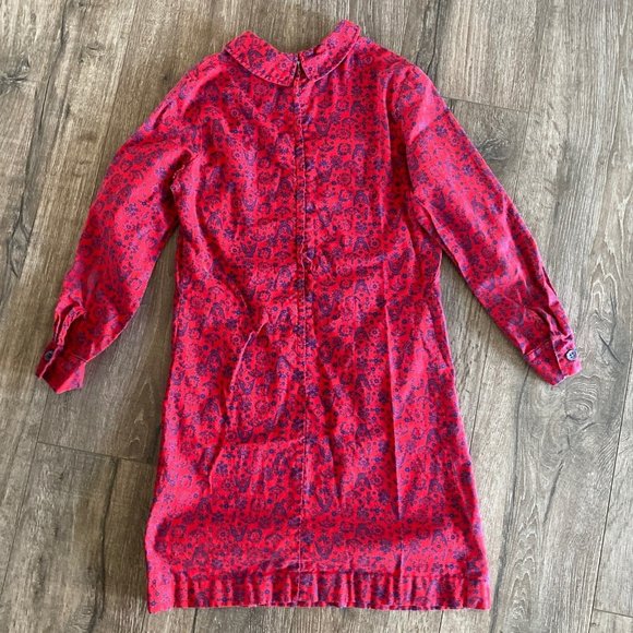 Vintage Girls Peter Pan Collar Eagle Motif Dress - Picture 4 of 5